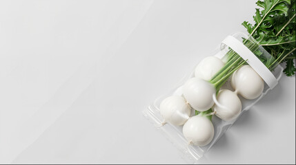 garlic on a white background isolated on white background with the space fpr the text