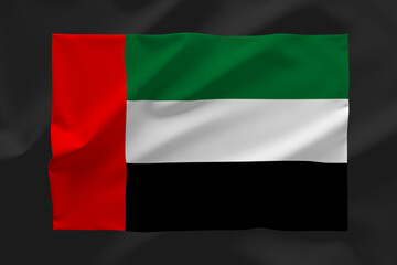 Obraz premium united arab emirates flag