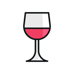 Wine drink icon brings a refined and classy touch