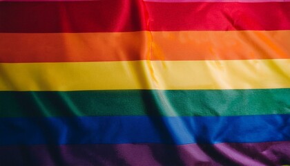 Fototapeta premium Background with the rainbow flag, symbol of gay pride