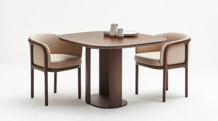 Modern Minimalist Dining Table and Chairs Set
