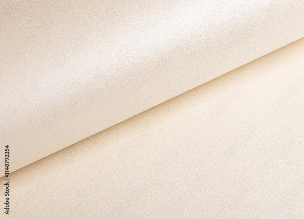 Fototapete beige paper texture with a soft, pearlescent sheen and delicate fibrous surface. the warm, creamy to