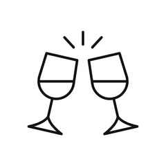 Wine drink icon brings a refined and classy touch