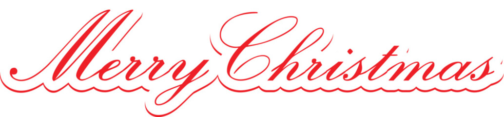 Merry Christmas calligraphy, lettering, vector for Christmas card template. vector eps10