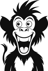 Proboscis monkey on white Background