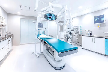 
An ophthalmologist conducting a vision checkup for a patient in a modern clinic.