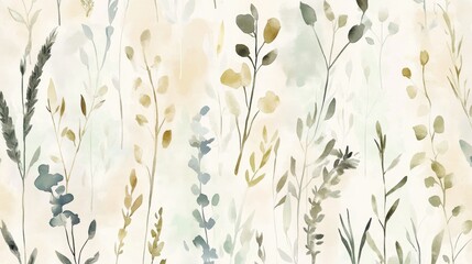 Botanical art display studio space digital illustration calm environment close-up view nature-inspired design