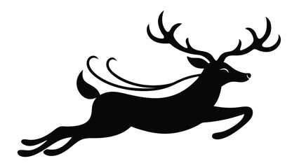  Santa’s Reindeer Taking Off