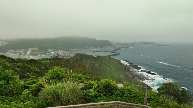 Bitou Cape Observation Pavilion, Taiwan. Bitoujiao Trail