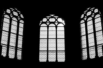 silhouette in black and white in France