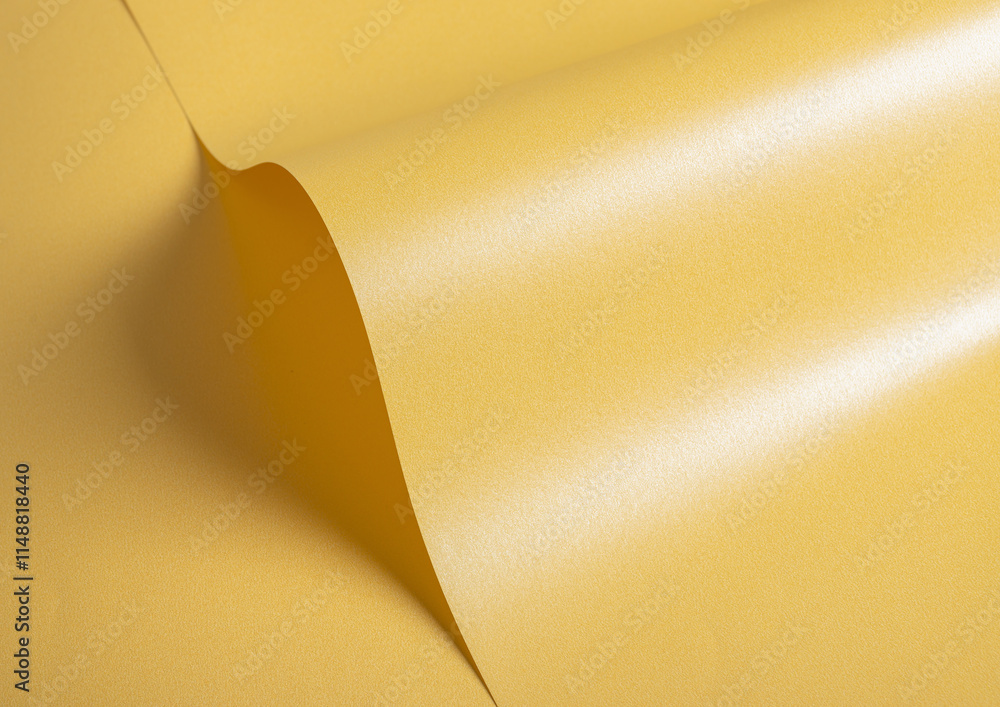 Poster pale gold paper texture with a glossy satin finish and a subtle gradient of creamy yellow tones. the
