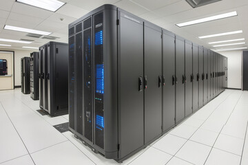 Data center with high performance servers and advanced cooling systems