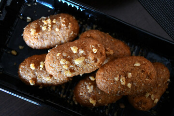 Melomakarona Greek Christmas Honey Cookies.