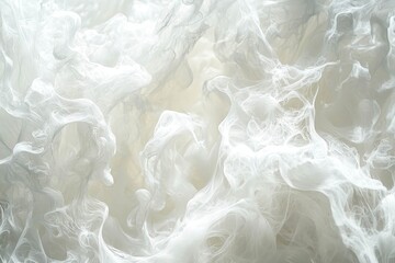 Obraz premium Collection of close-up shots of abstract white steam or smoke.