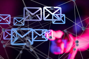 mail communication support contact concept service