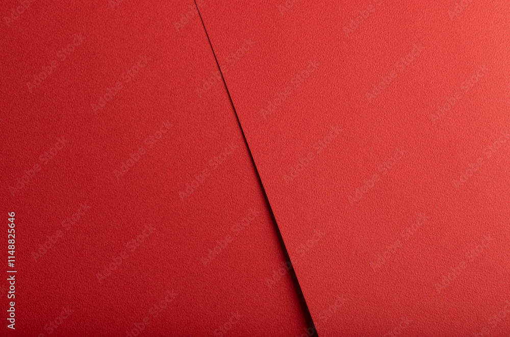 Poster Scarlet red paper texture with bold, layered elements and a rough, dynamic surface. The warm tone and solid color create a minimalist yet artistic feel, making it ideal for premium