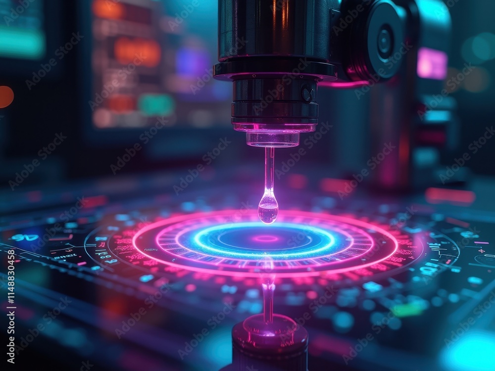 Poster advanced laboratory setup for precision measurement and analysis of liquid samples