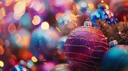 christmas background with christmas decorations, christmas background, christmas gifts