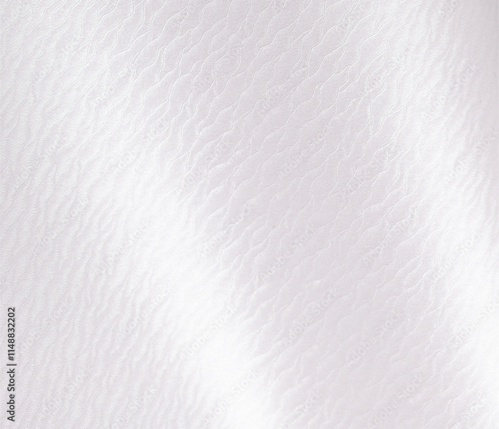 Poster White pearl paper texture with a glossy, luminous surface and wavy patterns. The delicate satin finish and subtle gradient create a refined, elegant design, perfect for luxury