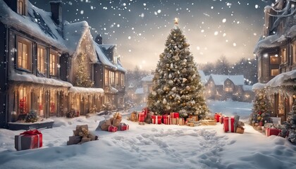 christmas background with christmas decorations, christmas background, christmas gifts