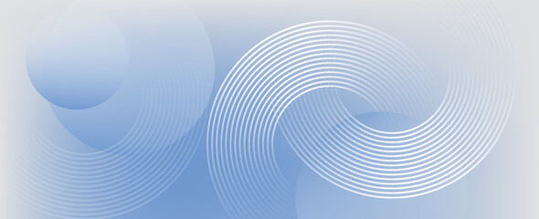 Abstract blue modern background with circle elements. Digital technology concept. eps 10