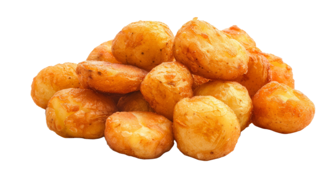 Tater tots isolate on transparency background png