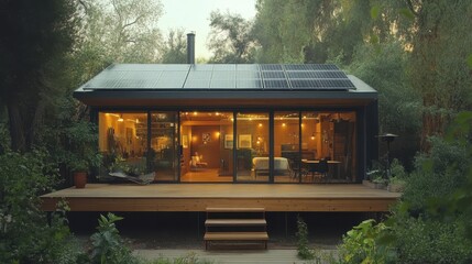 Solar-powered art studio.