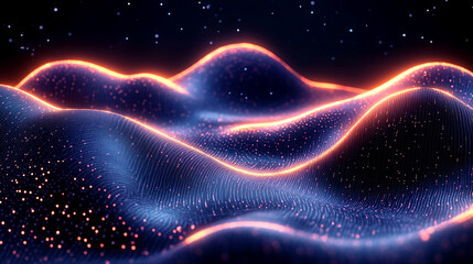 dynamic data technology background showcasing big data visualization and the flow of information, symbolizing the interconnectedness of data, code, and digital transformation in a matrix-style design