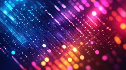 Obraz premium Vibrant neon lights background