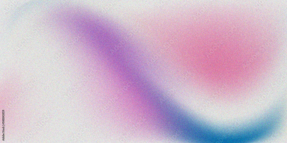 Aufkleber abstract blurred soft light grainy colorful gradient with grain realistic noise effect texture backg