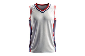 high quality basketball jersey on white background