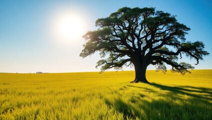 Obraz premium Tree in the sunshine