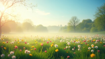 Fototapeta premium Sunny day in Easter