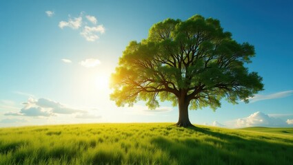 Fototapeta premium Tree in the sun