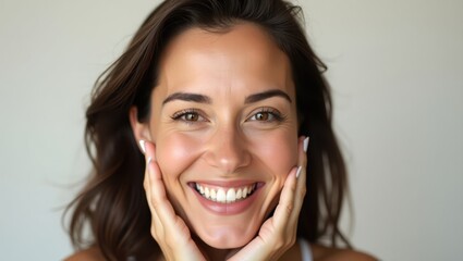 Woman smiling for the camera