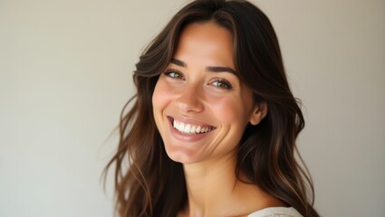 Woman smiling for the camera