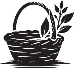basket with vegetables