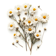 Obraz premium Beautiful Chamomile Flowers for Natural and Organic Design Inspiration , AI GENERATIVE 