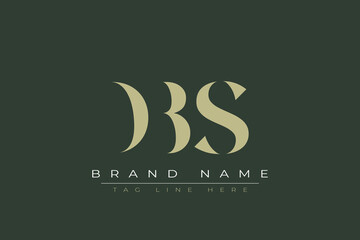 DBS abstract letter logo design. This logo is designed by three abstract letters. 