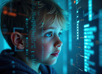 Child and digital ai learning 