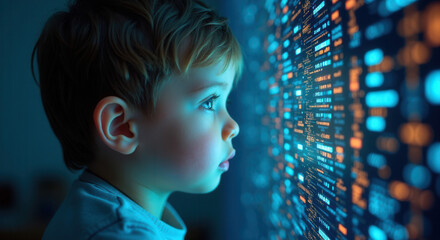 Child and digital ai learning 