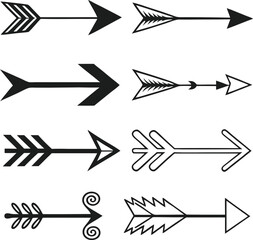 set of arrows