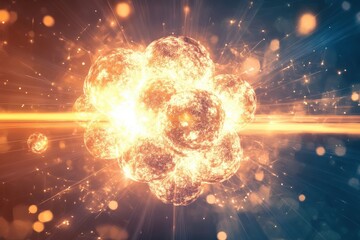 A swirling plasma globe glowing with electromagnetic energy against a dark background, highlighting vibrant electric arcs