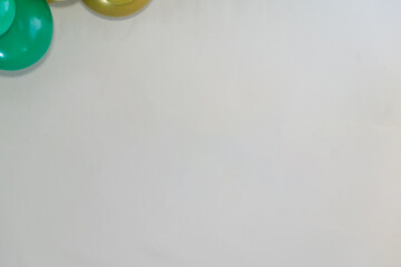 Colorful balloons in vibrant shades for a festive celebration backdrop