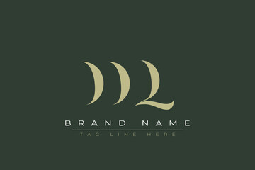 DDQ abstract letter logo design. This logo is designed by three abstract letters. 