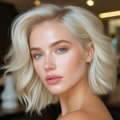 Naklejka premium portrait of a woman