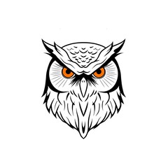 owl logo vector