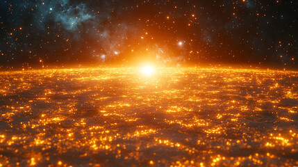 A mesmerizing 3D illustration of abstract flight through a retro neon hyper-warp space tunnel, evoking the chaos of blurred motion, infinite possibilities, and dynamic contrasts in a surreal, futurist