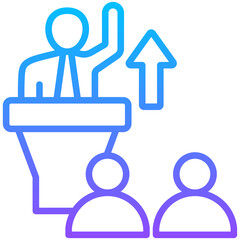 Motivational Speech Icon