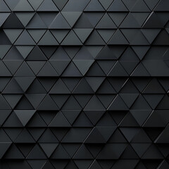 Obraz premium Futuristic Geometric Background with Triangular Shapes – Sleek Dark Design